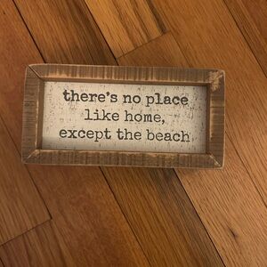 Primitives by Kathy Brown and Cream Beach Sign